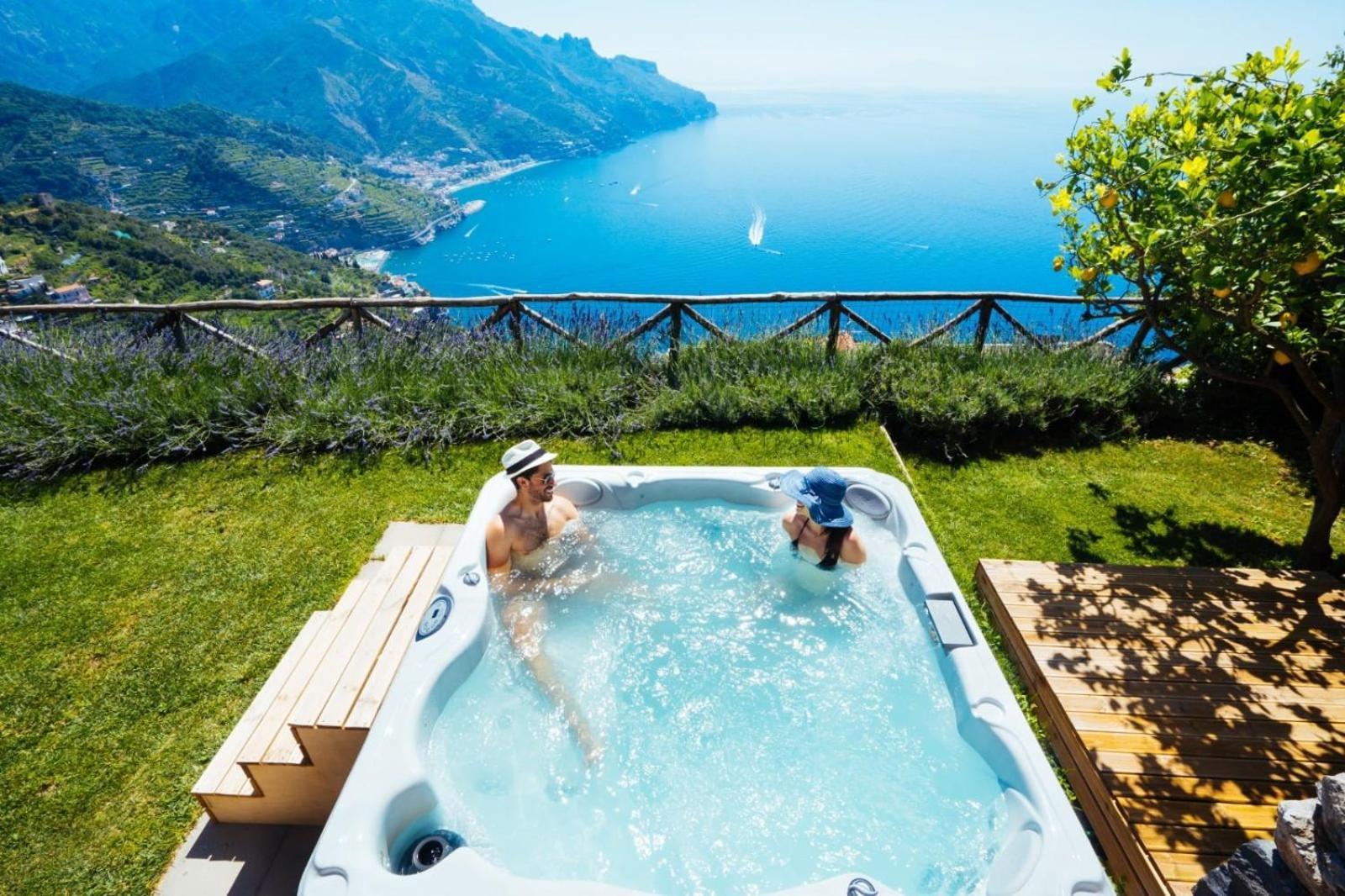 Sea View Villa In Ravello With Lemon Pergola, Gardens And Jacuzzi - Ideal For Elopements Exterior photo
